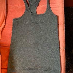 Lululemon Swiftly Tech Racerback Tank- Heathered Military Greeb